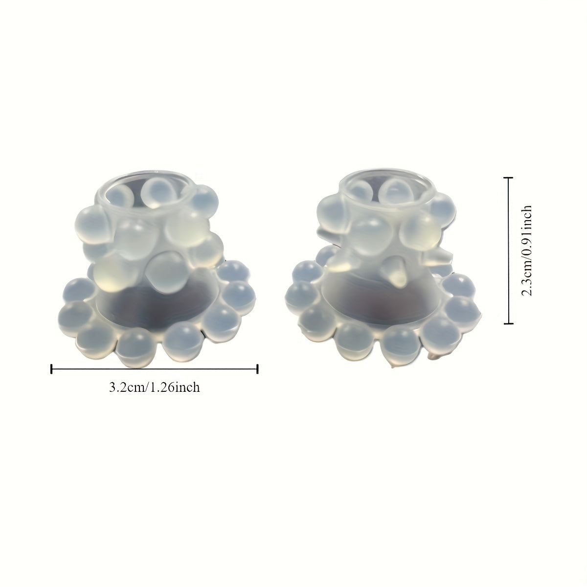 Three-layer Silicone Goat Eye Ring: Silicone Fun Ring. Eyelash Eye Ring. Male Ring - Adult Novelty. Connected Burst Bead Fun Ring. No Power Supply - buysextoyth