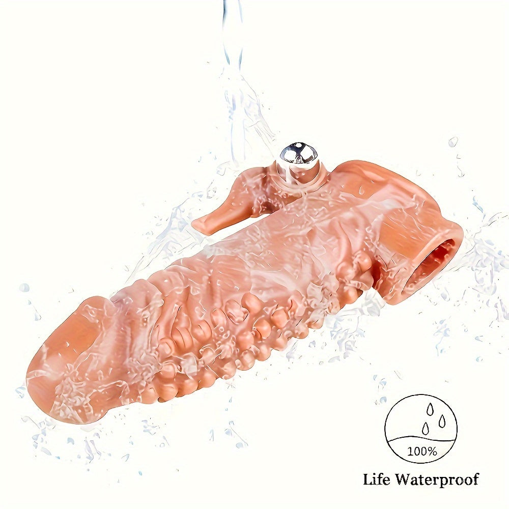Men's Adult Sex Toy Penis Cover Sleeve Penis Extender Reusable Delay Ejaculation Add More Fun And Excitement For Men Women Couples - buysextoyth