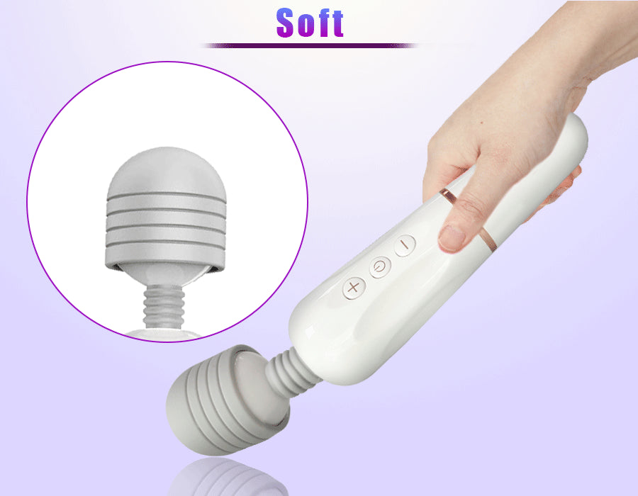 Powerful AV Magic Wand Body Massager USB Charge G Spot Vibrators for Women.Adult Vibrator Sex Toys for Woman.Female Sex Products - buysextoyth