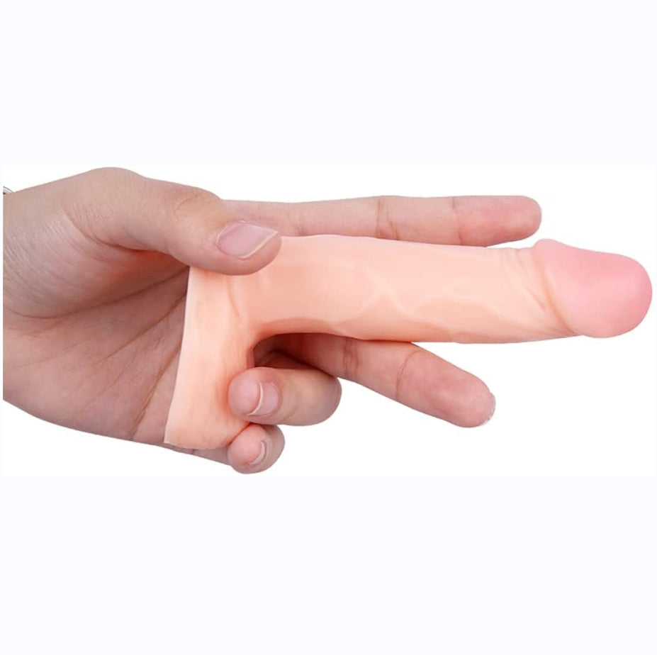 4 Inch Realistic Small Dildo.Beginner Anal Plug.Soft Anal Dildo with Curved Shaft and Balls.Adult Sex Toy Women Men Couples.Experience Multi-Purpose Mini Style(Flesh) - buysextoyth