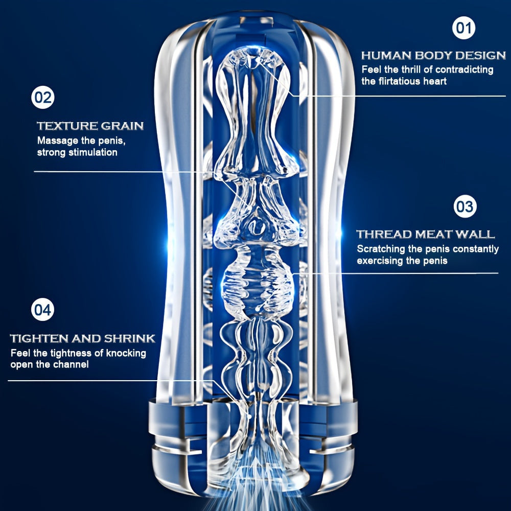 Soft Silicone Male Masturbator. Male Masturbation Cup. Penis Training Massage Cup. Pockets Pussy. Adult Sex Toys For Men. Adult Sexy Accessories - buysextoyth