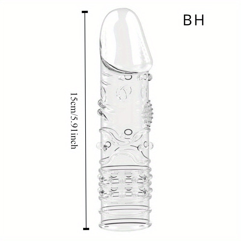 Penis Ring Crystal Penis Sleeve Lock Sperm Resistance Adult Supplies - buysextoyth
