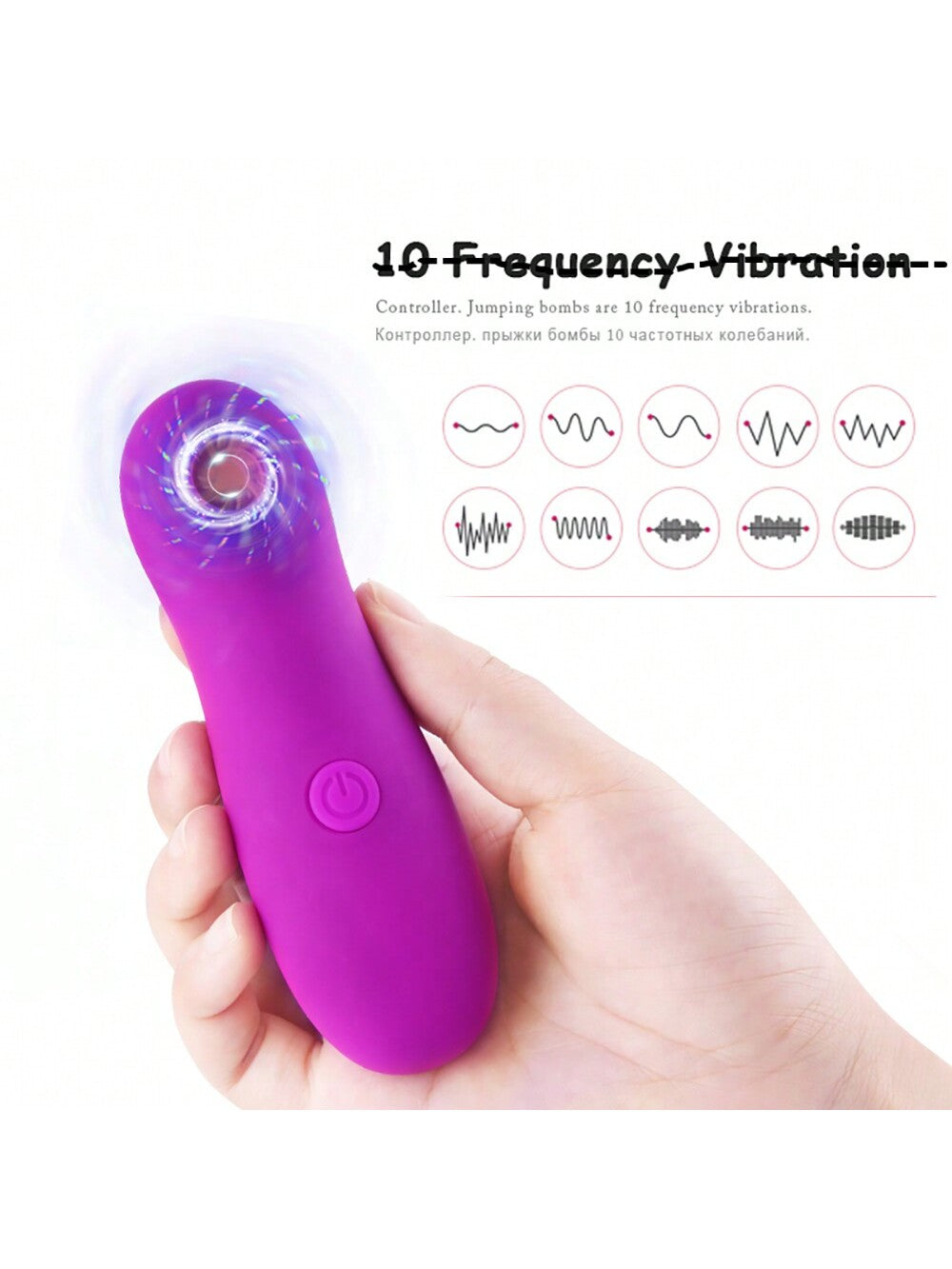Clitoral Suction Cup Vibrator Nipple G-Spot Sucking Oral Sex Clitoral Stimulator Female Masturbator Sex Toy Female Adult 18 - buysextoyth