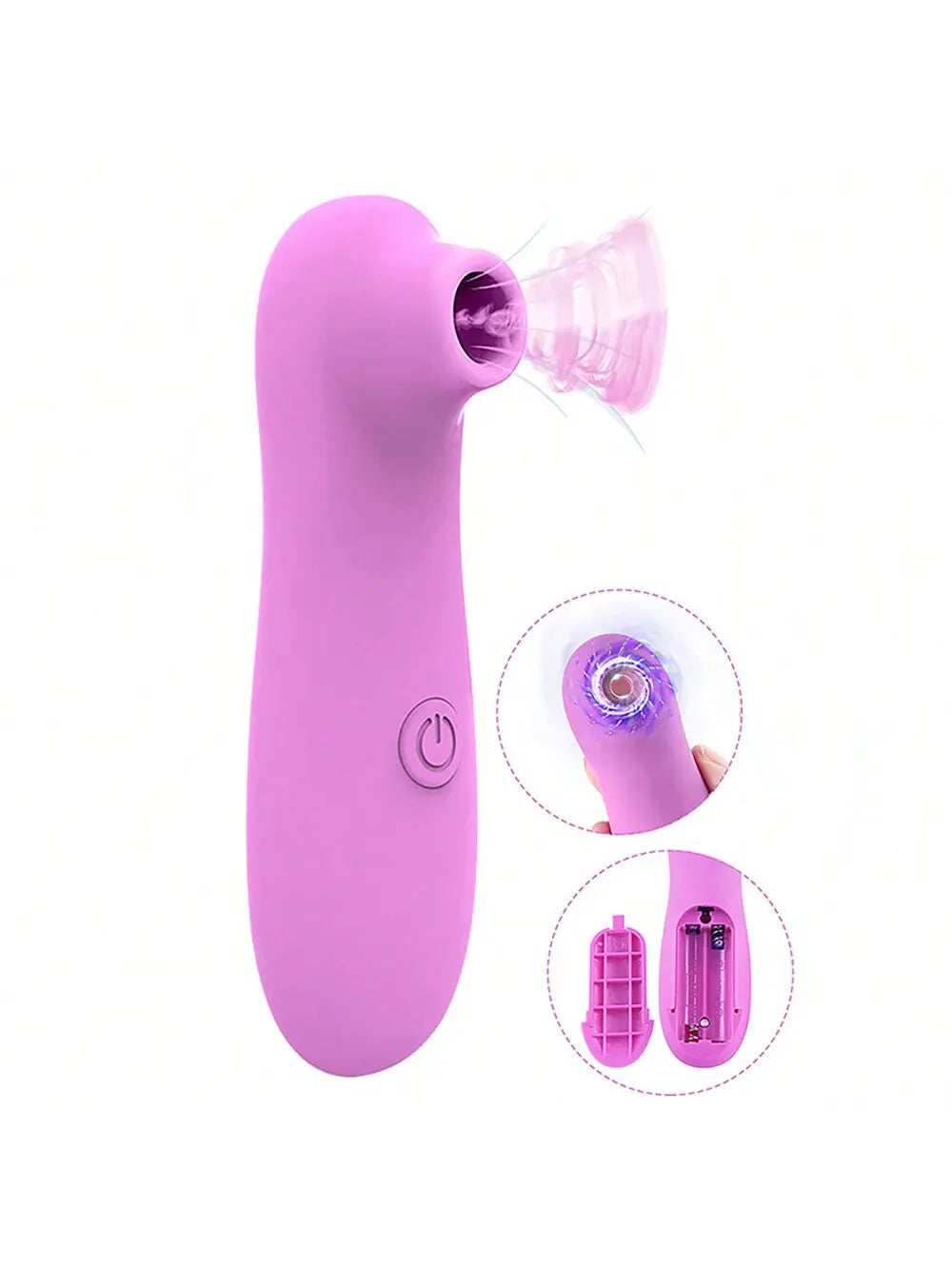 Clitoral Suction Cup Vibrator Nipple G-Spot Sucking Oral Sex Clitoral Stimulator Female Masturbator Sex Toy Female Adult 18 - buysextoyth