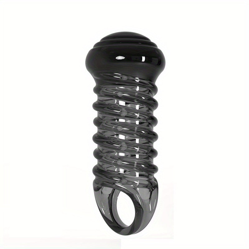 Men's Adult Sex Toy Penis Cover Sleeve Penis Extender Reusable Delay Ejaculation Add More Fun And Excitement - buysextoyth