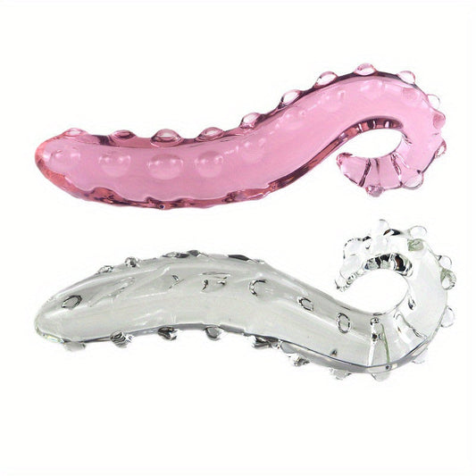 Glass Anal Beads Butt Plug Adult Toys Prostate Massager Glass Crystal Dildo G-Spot Female Masturbation Couple Filrting Sex Tools - buysextoyth