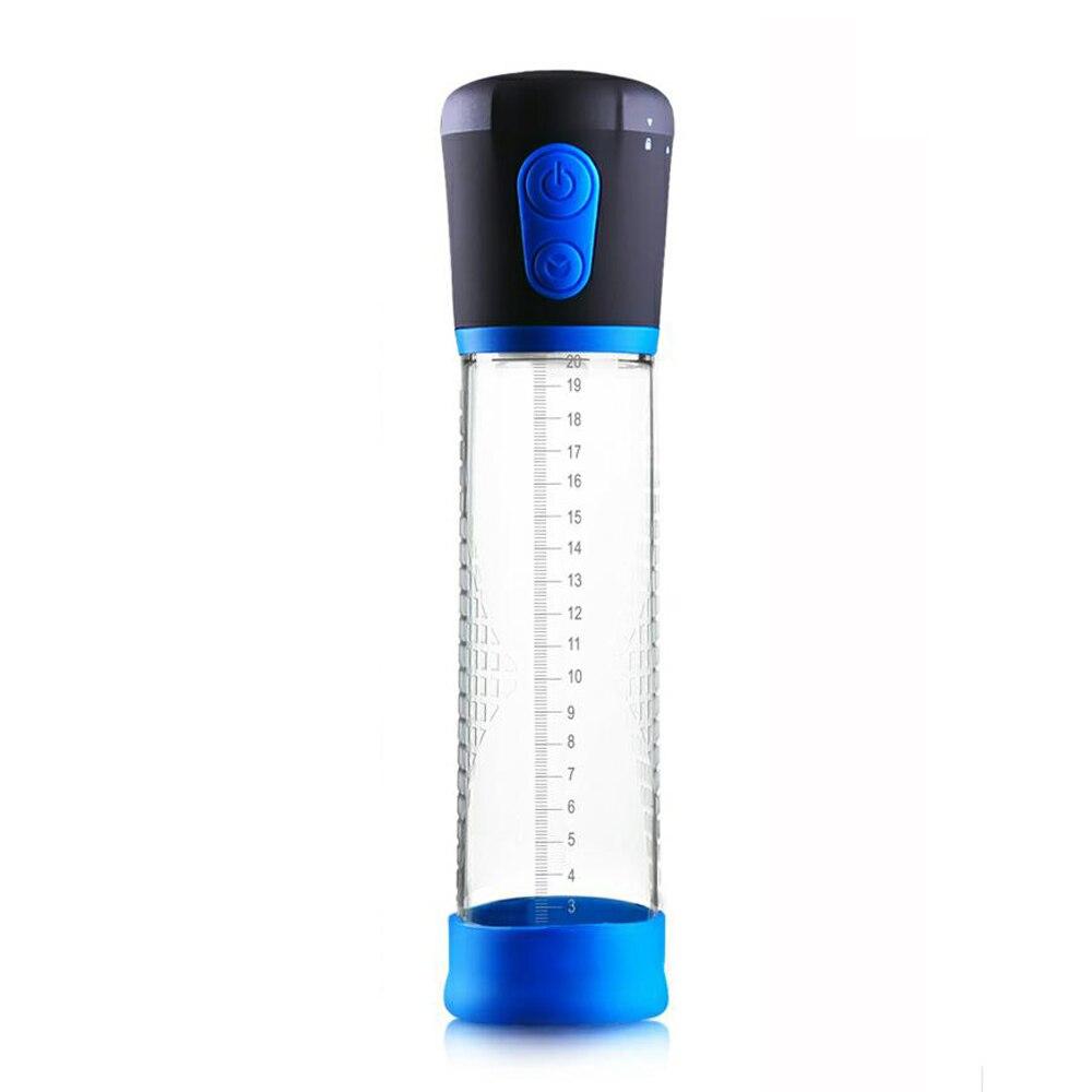 18+ Electric Penis Pump Penis Enlargement Vacuum Sleeve Erection Enhancer Penis Pump for Man Male Masturbator Sex Toys for Man - buysextoyth