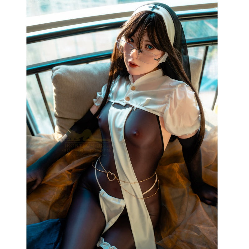 Irontechdoll Logan 162cm Full Silicone Small Breasts Real-life Asian Sex Doll For Sale NO.1066 - buysextoyth