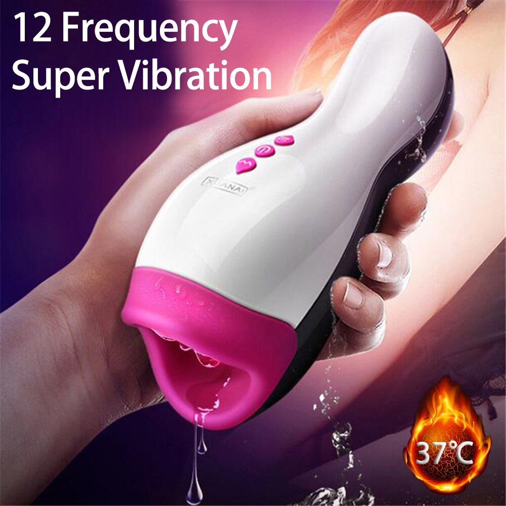 เครื่องสำเร็จความใคร่ช่องคลอดทำความร้อนอัจฉริยะชายเซ็กซ์ทอย18 + - buysextoyth