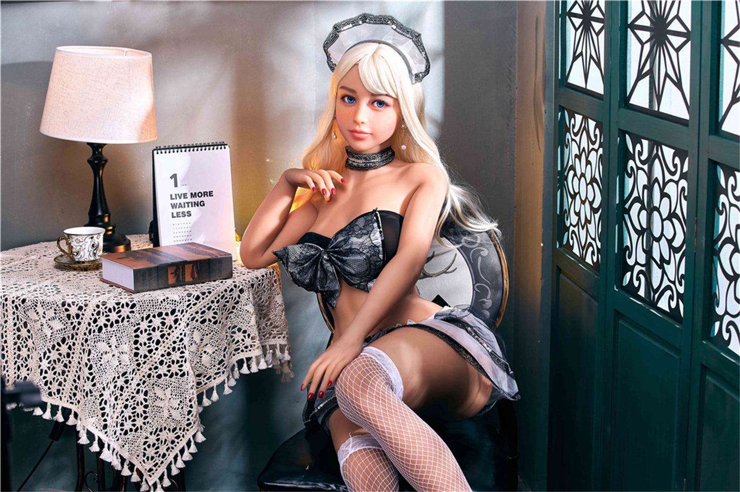 TH Stock - Irontechdoll Margaret 154cm Full TPE Blonde Sex Doll NO.1051 - buysextoyth