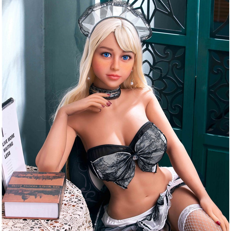 TH Stock - Irontechdoll Margaret 154cm Full TPE Blonde Sex Doll NO.1051 - buysextoyth