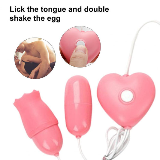 1Set G Spot Masturbator IPX7 Waterproof Delicate Silicone Tongue Vibrator and Clitoral Stimulator for Bathroom Sex Toys Women - buysextoyth