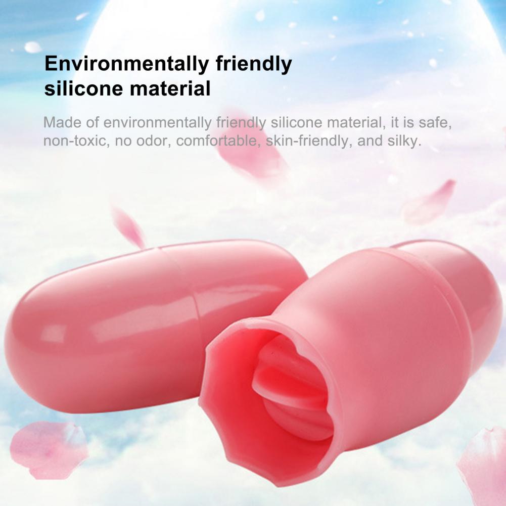 1Set G Spot Masturbator IPX7 Waterproof Delicate Silicone Tongue Vibrator and Clitoral Stimulator for Bathroom Sex Toys Women - buysextoyth