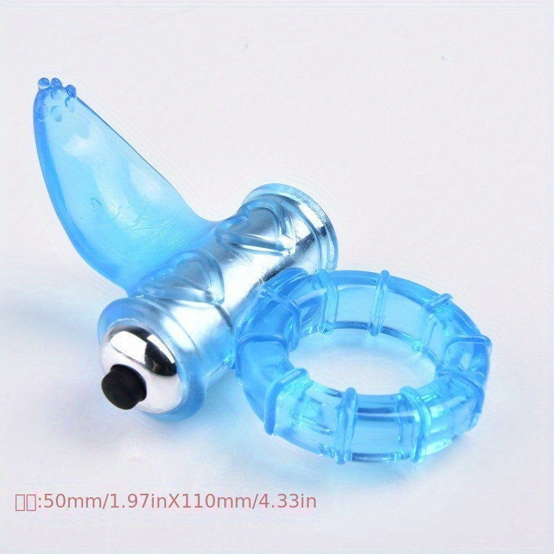 Men's And Women's New Product Tongue Licking Erotic Adult Vibration Lock Essence Vibration Crystal Vibration Cover Ring Adult Sex Toy Supplies - buysextoyth