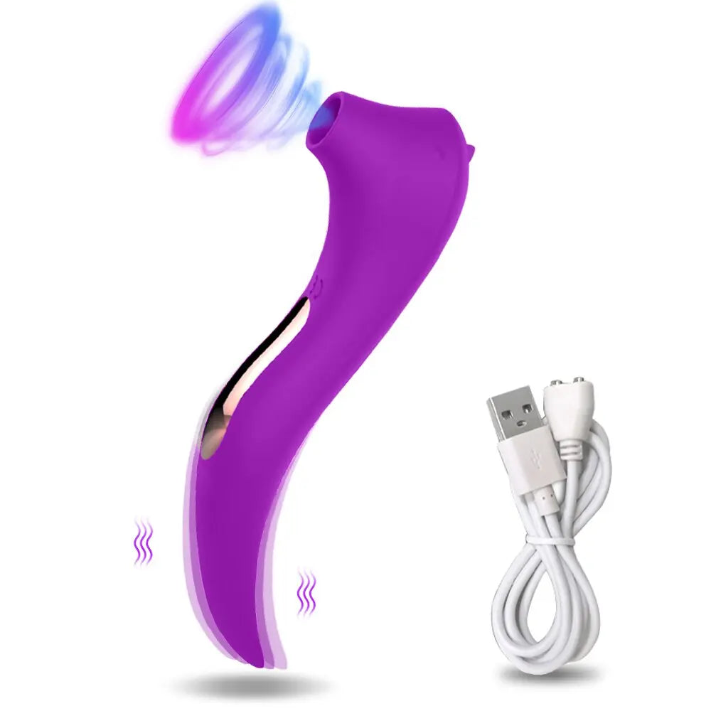 2มอเตอร์ Clit Sucker Vibrator หัวนม Clitoris ที่มีประสิทธิภาพ Stimulator G-Spot Massager Dildo หญิงเซ็กซ์ทอยสินค้าผู้หญิงผู้ใหญ่ - buysextoyth