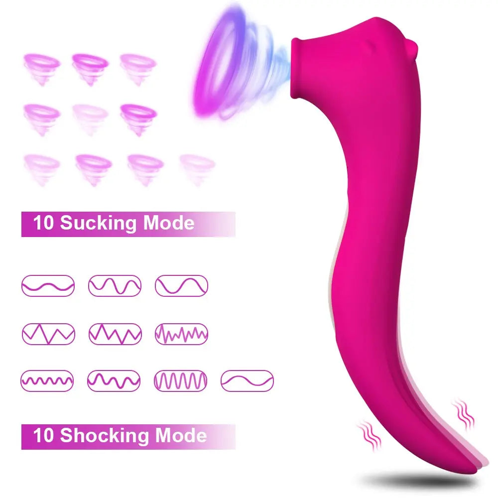 2มอเตอร์ Clit Sucker Vibrator หัวนม Clitoris ที่มีประสิทธิภาพ Stimulator G-Spot Massager Dildo หญิงเซ็กซ์ทอยสินค้าผู้หญิงผู้ใหญ่ - buysextoyth