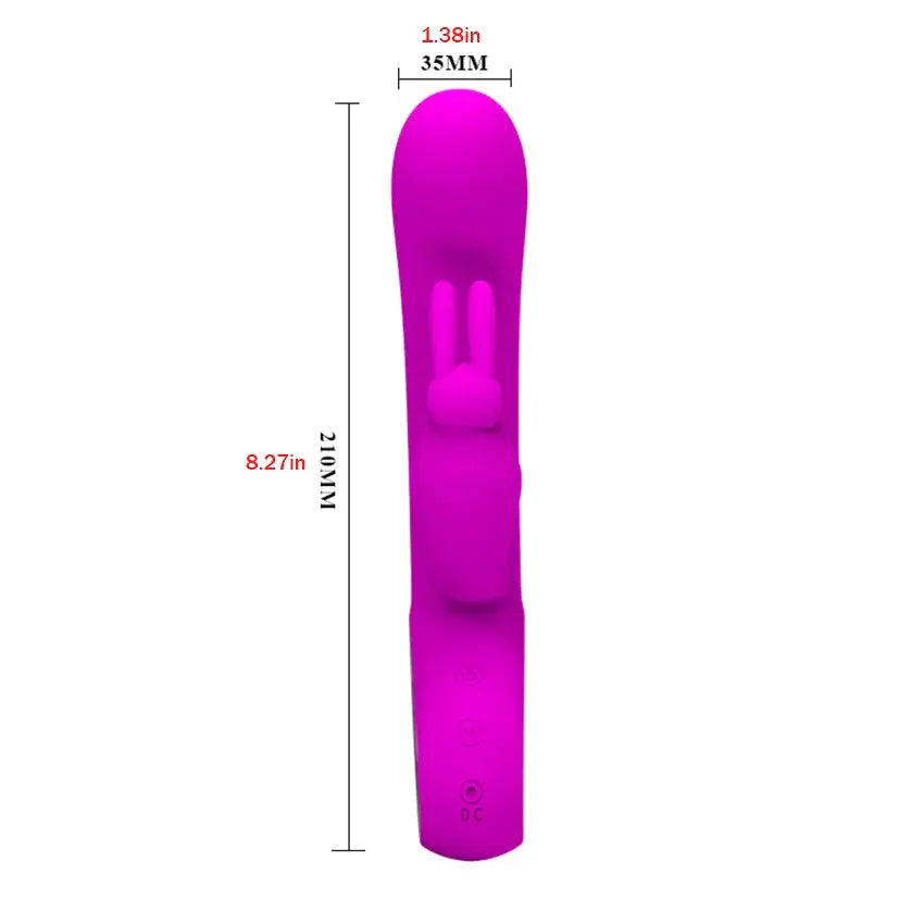 2 in1 G Spot Rabbit Vibrator Dildo Female Sex Toys For Women Vibrators Nipple Clitoris For Adult Massager Masturbators Products - buysextoyth