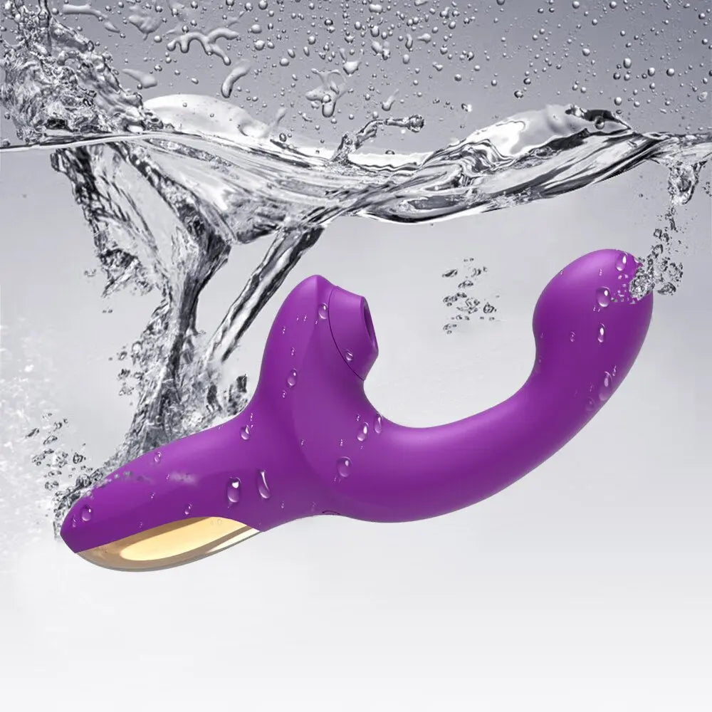 20ความเร็วที่มีประสิทธิภาพ Dildo Vibrator หญิง Clit Sucker Clitoris Stimulator เลียนแบบนิ้วมือ Wiggling เซ็กซ์ทอยสำหรับสตรี thai-adult