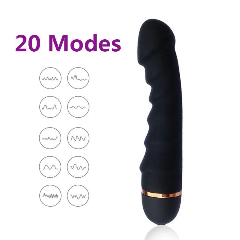 20 Speed Dildo Vibrators for Women Erotic G Spot Clitoris Stimulator Magic Wand Masturbator Vaginal Women Sex Toys Fidget Toys - buysextoyth