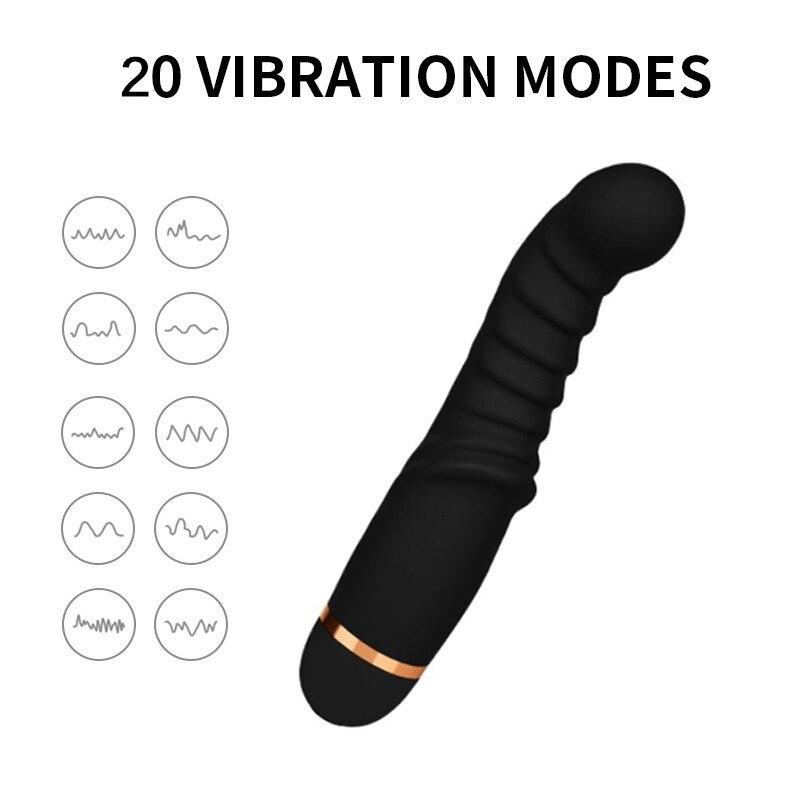 20 Speed Dildo Vibrators for Women Erotic G Spot Clitoris Stimulator Magic Wand Masturbator Vaginal Women Sex Toys Fidget Toys - buysextoyth