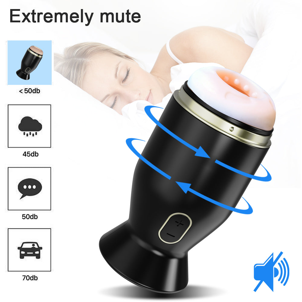 2022ใหม่หมุนอัตโนมัติ Masturbator ชาย Glans เทรนเนอร์อมควยช่องคลอด Masturbation ถ้วยเซ็กซ์ทอยสำหรับชายผู้ใหญ่สินค้า18 - buysextoyth