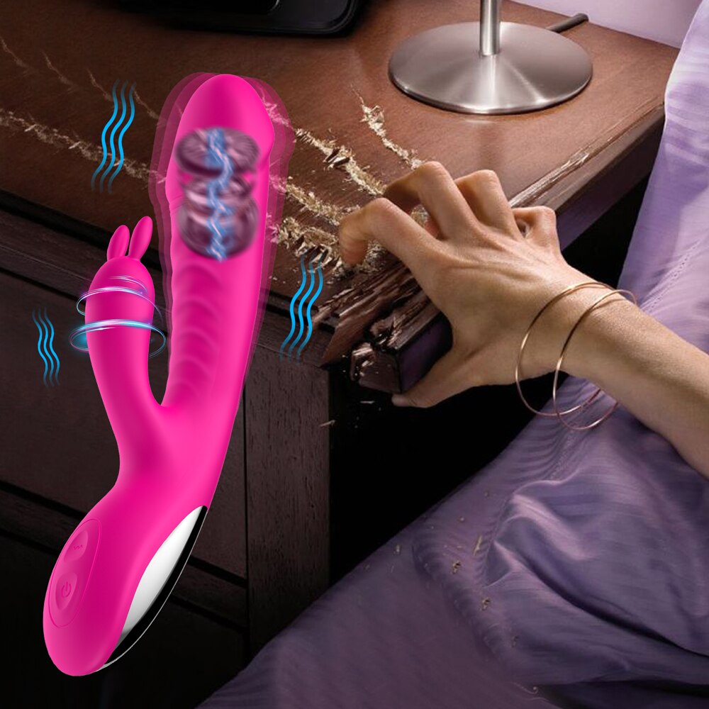 2022 Newest Rabbit Vibrator for Women G-Spot Vagina Massager Female Masturbator Clitoris Stimulator Sex Toy Female for Adults 18 - buysextoyth