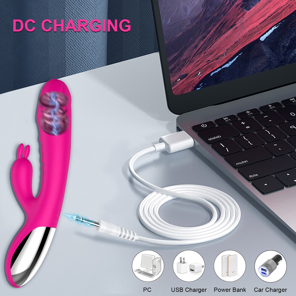 2022 Newest Rabbit Vibrator for Women G-Spot Vagina Massager Female Masturbator Clitoris Stimulator Sex Toy Female for Adults 18 - buysextoyth