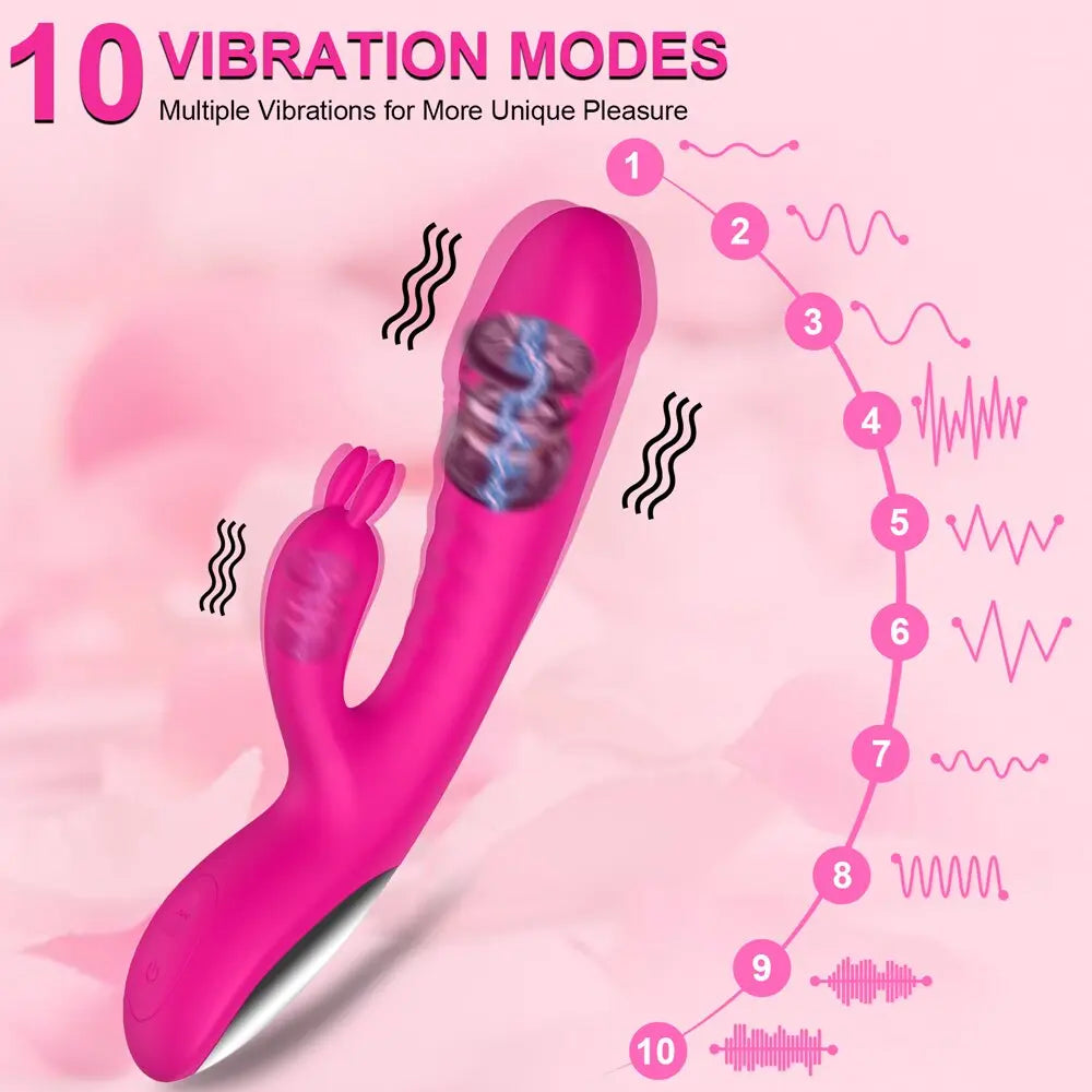 2022 Newest Rabbit Vibrator for Women G-Spot Vagina Massager Female Masturbator Clitoris Stimulator Sex Toy Female for Adults 18 - buysextoyth
