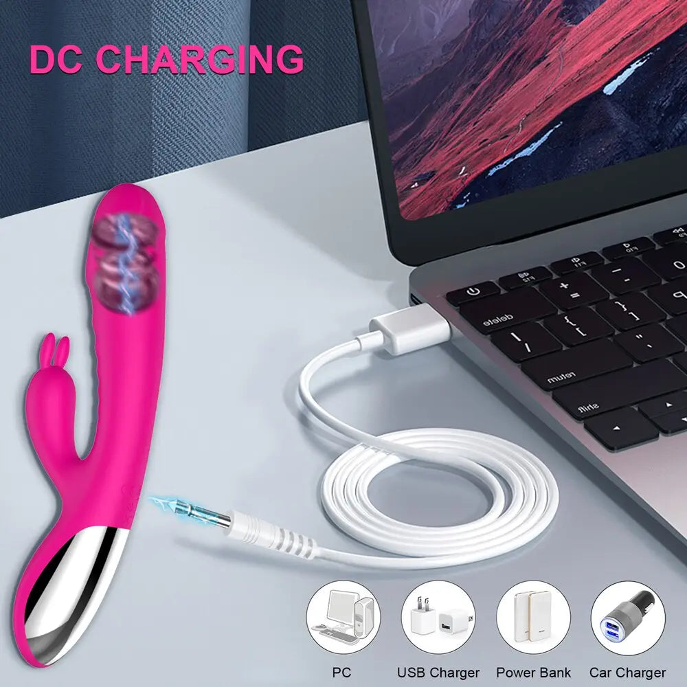 2022 Newest Rabbit Vibrator for Women G-Spot Vagina Massager Female Masturbator Clitoris Stimulator Sex Toy Female for Adults 18 - buysextoyth