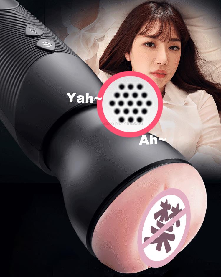 Telescopic หมุน Oral Sex เทรนเนอร์ Man Masturbation ถ้วยอมควยเซ็กซ์ทอยผู้ใหญ่สินค้าผู้ชายอัตโนมัติ Masturbator ชาย - buysextoyth