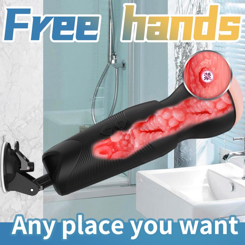 Telescopic หมุน Oral Sex เทรนเนอร์ Man Masturbation ถ้วยอมควยเซ็กซ์ทอยผู้ใหญ่สินค้าผู้ชายอัตโนมัติ Masturbator ชาย - buysextoyth