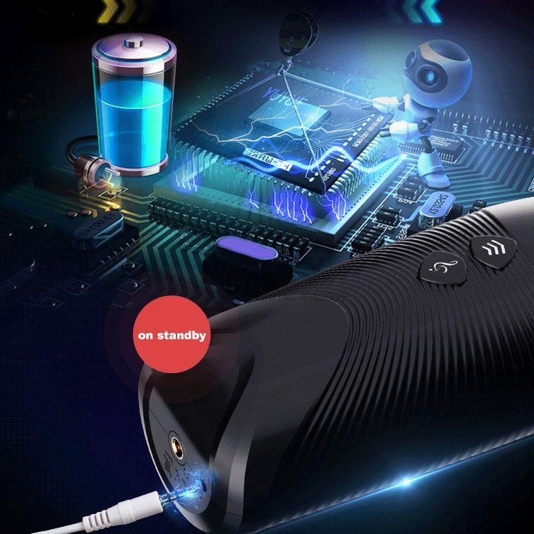 Telescopic หมุน Oral Sex เทรนเนอร์ Man Masturbation ถ้วยอมควยเซ็กซ์ทอยผู้ใหญ่สินค้าผู้ชายอัตโนมัติ Masturbator ชาย - buysextoyth