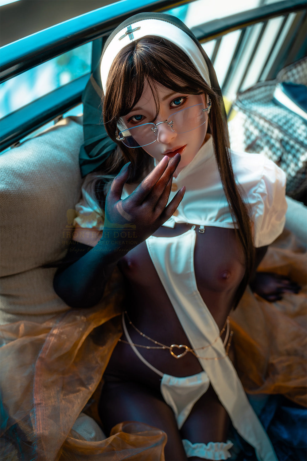 Irontechdoll Logan 162cm Full Silicone Small Breasts Real-life Asian Sex Doll For Sale NO.1066 - buysextoyth