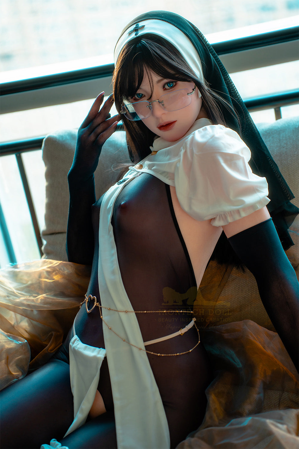 Irontechdoll Logan 162cm Full Silicone Small Breasts Real-life Asian Sex Doll For Sale NO.1066 - buysextoyth