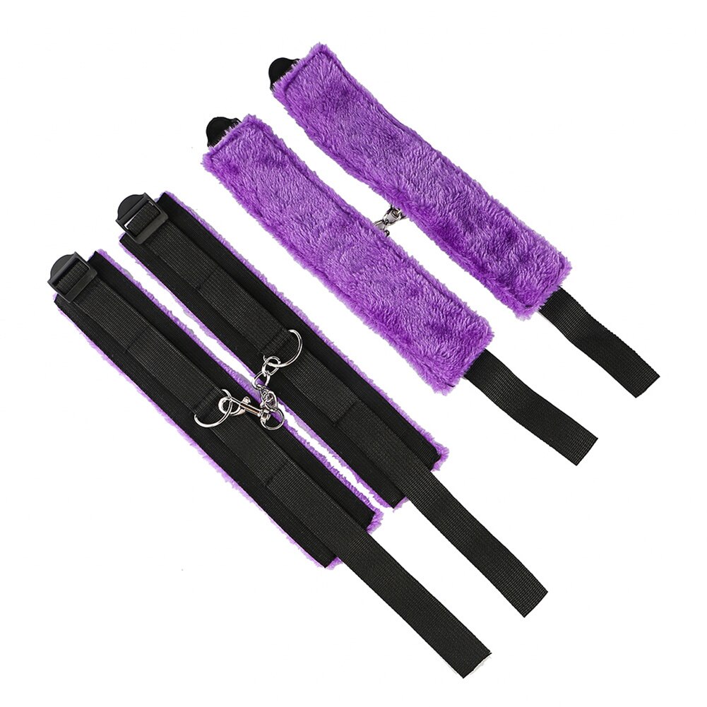 26Pcs Sexy Lace-up Briefs Bondage Handcuffs Blindfold Couple Sex Toys Tool Kit BDSM Bondage Set Flirting Toys for Couple Slave - buysextoyth