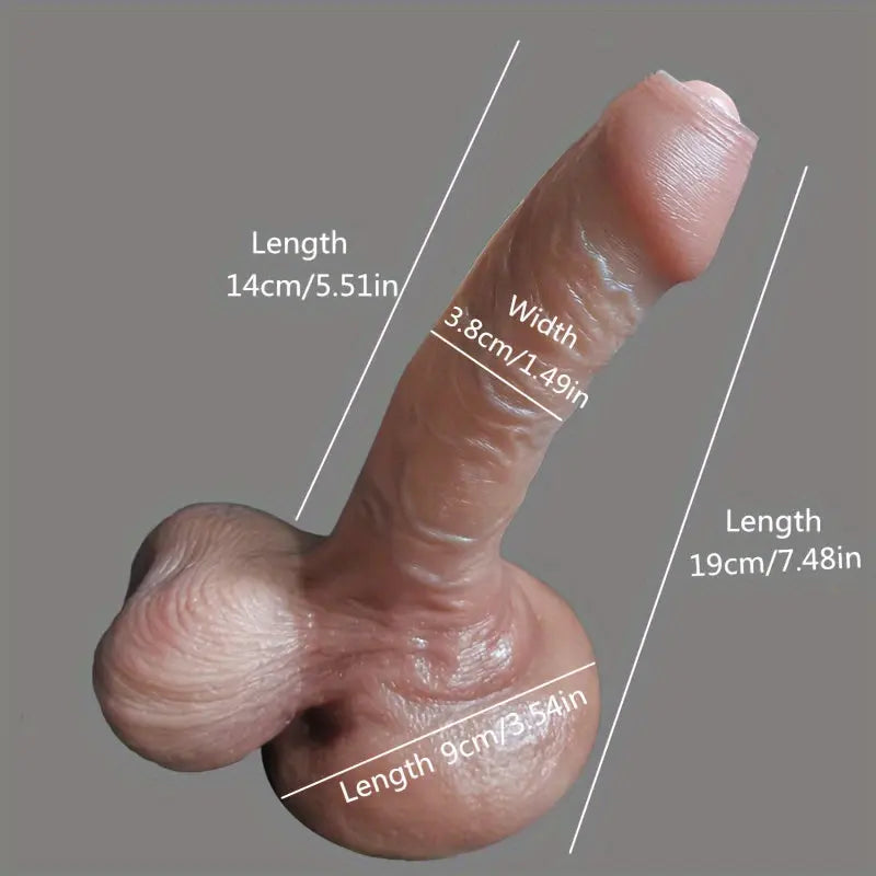 Beautiful Foreskin Artificial Penis with Scalp Layer that Can Slide. Adult Sex Toys for Couples. Female Masturbator. Adult Sex Toys - buysextoyth