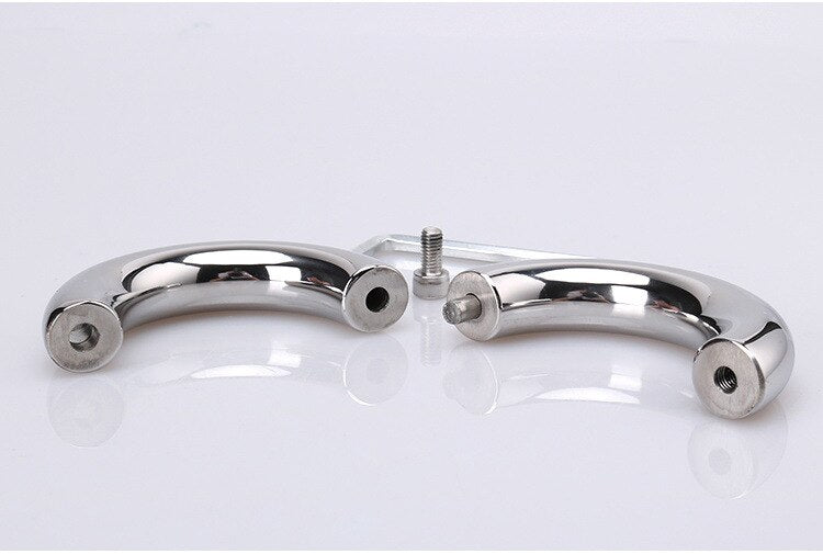 28-50mm Stainless Steel Penis Ring Scrotum Pendant Ball Stretcher Penis Enhancer Restraint Metal Cock Ring Sex Aid Toys for Men - buysextoyth