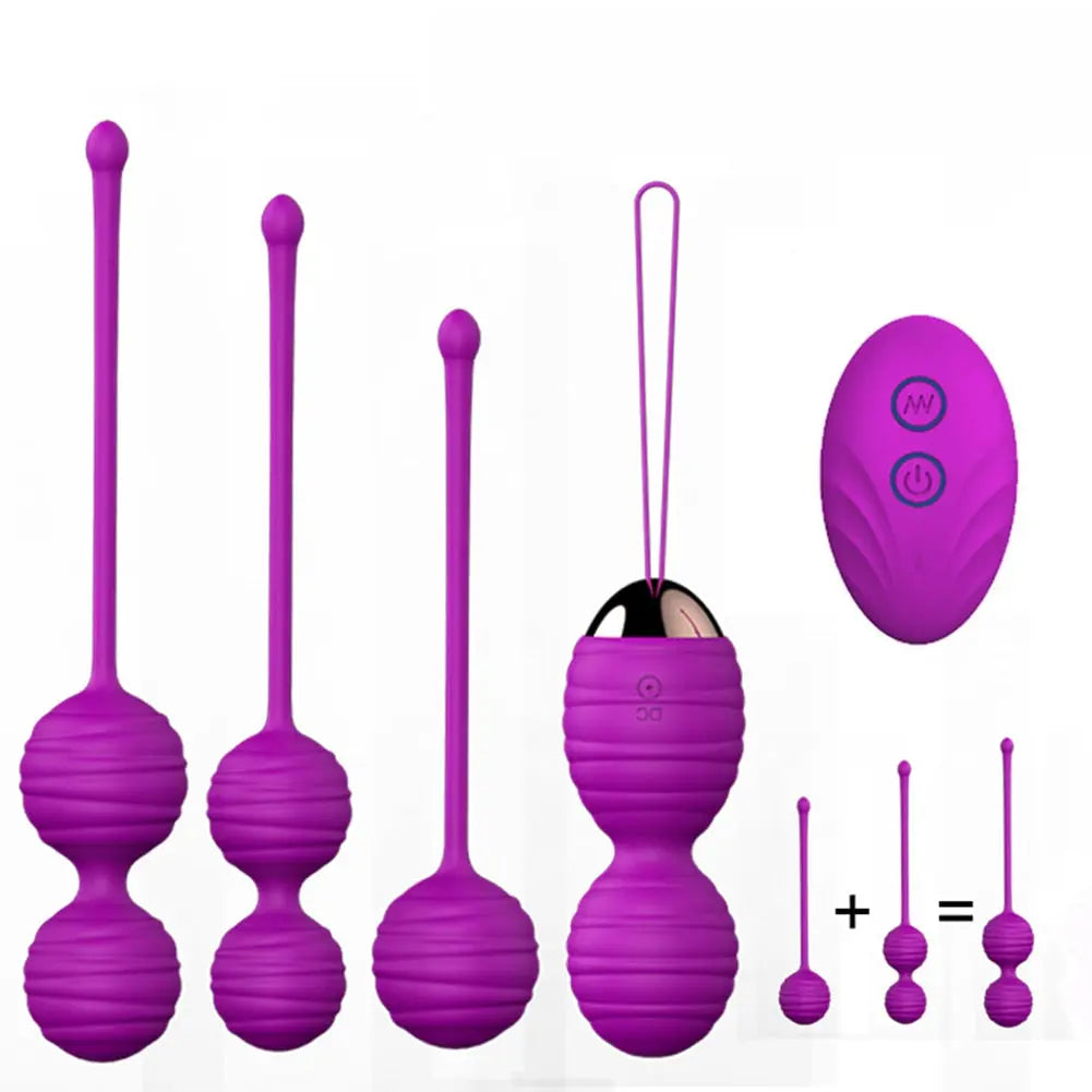 3/5Pcs Postpartum Repair Vaginal Shrinking Tight Ball Exercise Women Sex Toy Vagina Tight Exercise Trainer Massage 33sextoys