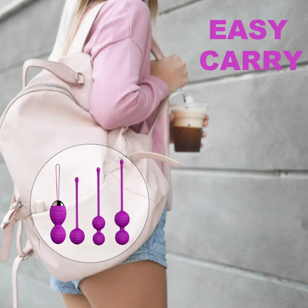 3/5Pcs Postpartum Repair Vaginal Shrinking Tight Ball Exercise Women Sex Toy Vagina Tight Exercise Trainer Massage 33sextoys