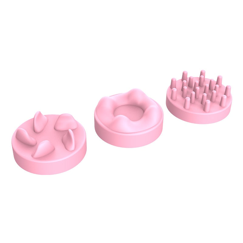 3 Accessories Rotating Stimulation Nipple Vibrator Female Masturbation Breast Enlargement Licking Bra Massager Sex Toy for Women - buysextoyth