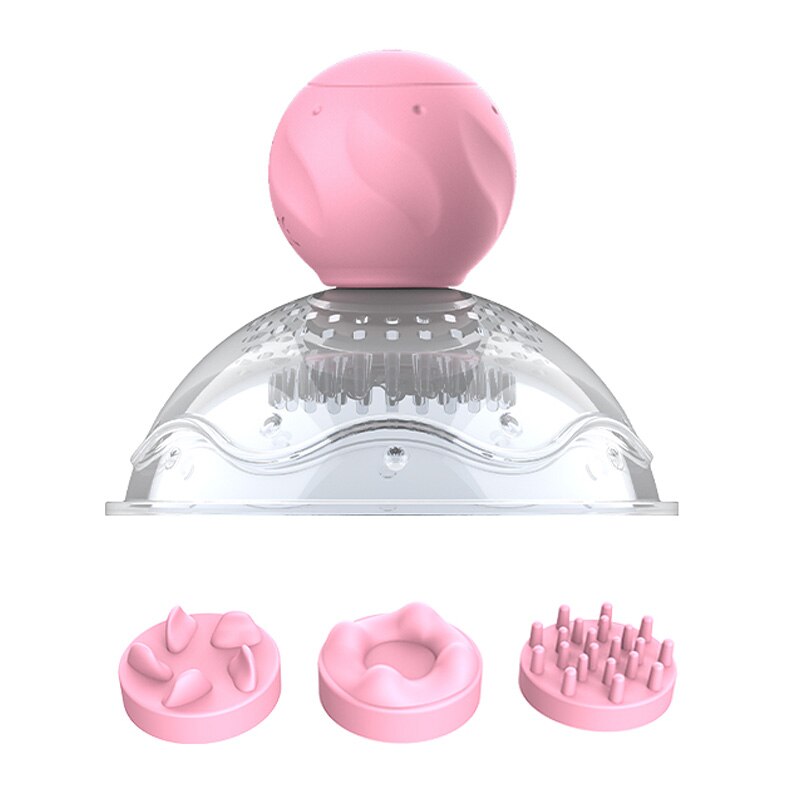 3 Accessories Rotating Stimulation Nipple Vibrator Female Masturbation Breast Enlargement Licking Bra Massager Sex Toy for Women - buysextoyth