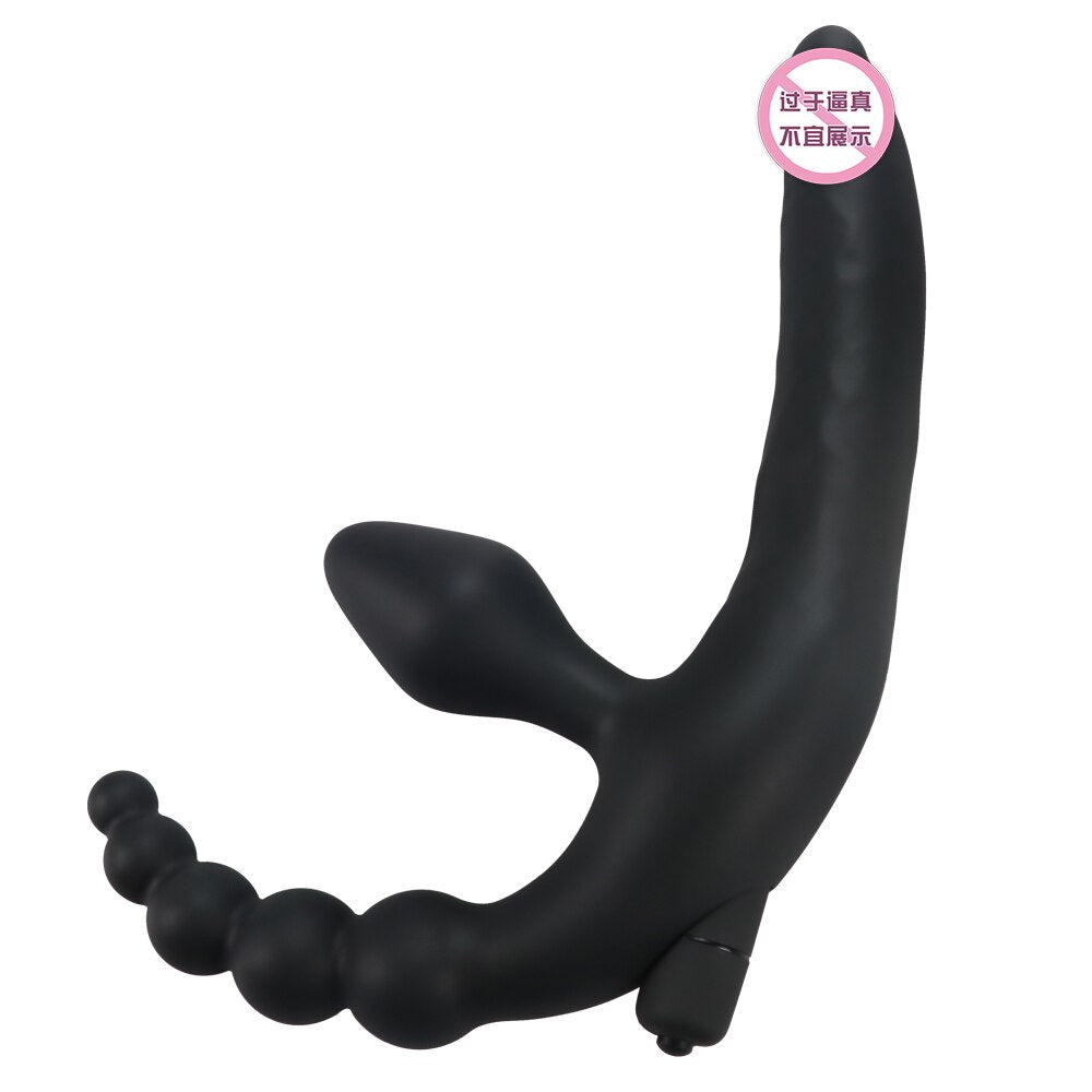 3 IN 1 Dildos Anal Plug Vibrators Sex Toys for Women Men Bondage Vagina Clitoris Stimulator Adult Chastity Accessories Sex Shop - buysextoyth