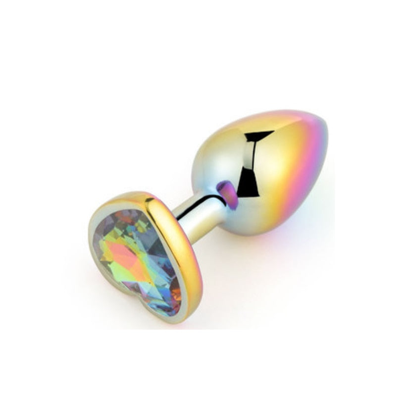 3 Pcs/Set Metal Anal Plug Sex Toys for Women Adult Sex Products Butt Plug Colorful Steel Anal Plug Sex Toys Anal Dildo Anus Toys - buysextoyth