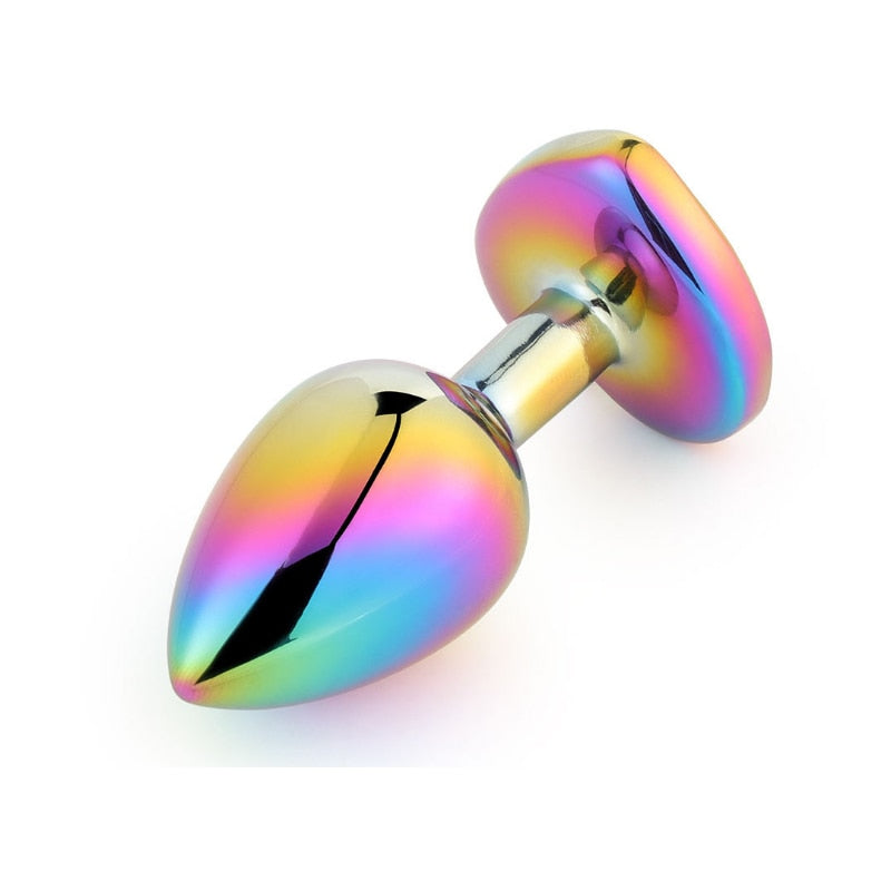 3 Pcs/Set Metal Anal Plug Sex Toys for Women Adult Sex Products Butt Plug Colorful Steel Anal Plug Sex Toys Anal Dildo Anus Toys - buysextoyth
