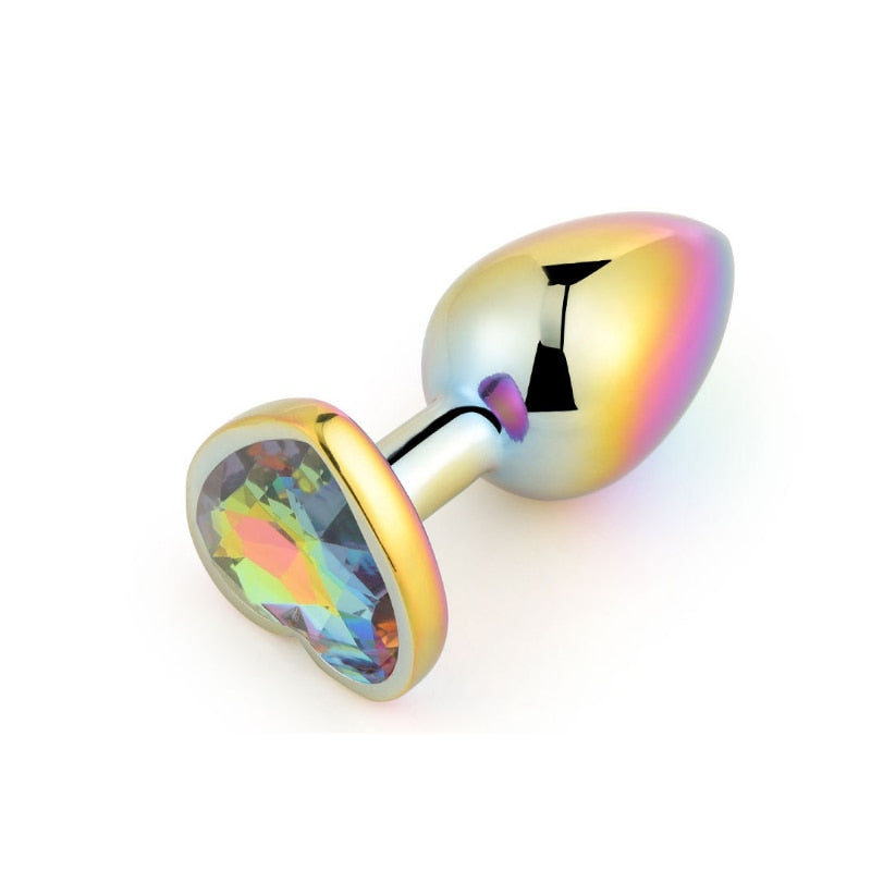 3 Pcs/Set Metal Anal Plug Sex Toys for Women Adult Sex Products Butt Plug Colorful Steel Anal Plug Sex Toys Anal Dildo Anus Toys - buysextoyth