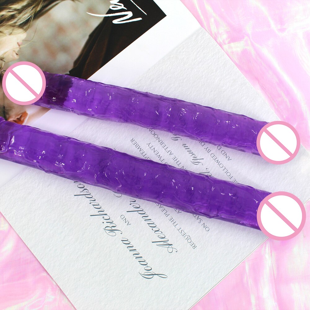 30-34ซม. Double HEAD สมจริง dildo ยาวอวัยวะเพศชายของเล่นสำหรับผู้หญิงคู่ masturbate Big Dick ผู้ใหญ่เซ็กซ์ทอยสำหรับเลสเบี้ยน - buysextoyth