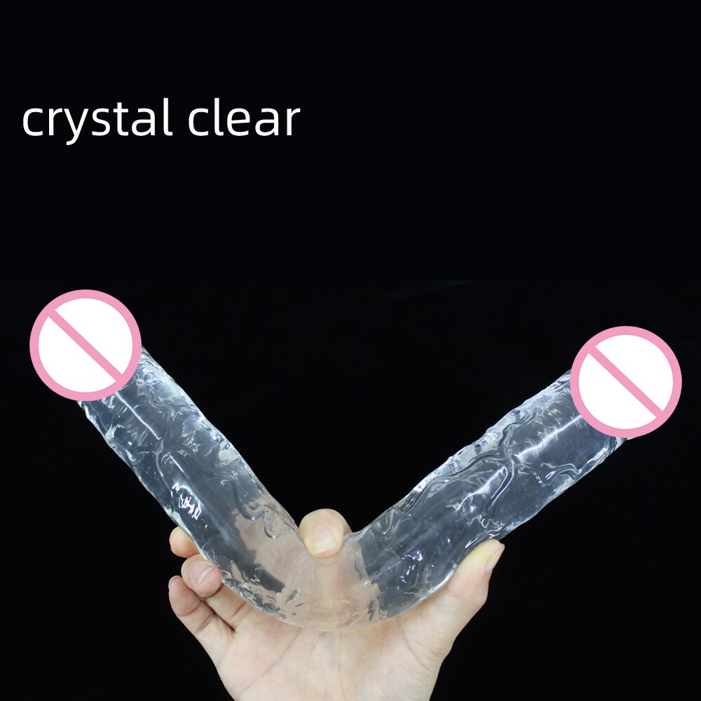 30-34ซม. Double HEAD สมจริง dildo ยาวอวัยวะเพศชายของเล่นสำหรับผู้หญิงคู่ masturbate Big Dick ผู้ใหญ่เซ็กซ์ทอยสำหรับเลสเบี้ยน - buysextoyth