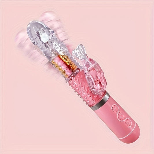 Telescopic Rotating Ball Vibrator For Women's Sexual Impact. Fake Penis. Masturbator. Adult Products - buysextoyth