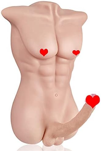 Male Sex Doll for Women with Big Realistic Dildo Sex Toys Male Torso Penis Sex Dolls with Tight Anal Sex for Female Masturbation Threesome Couple Sex Fun Unisex Toys. 18.74LB - buysextoyth