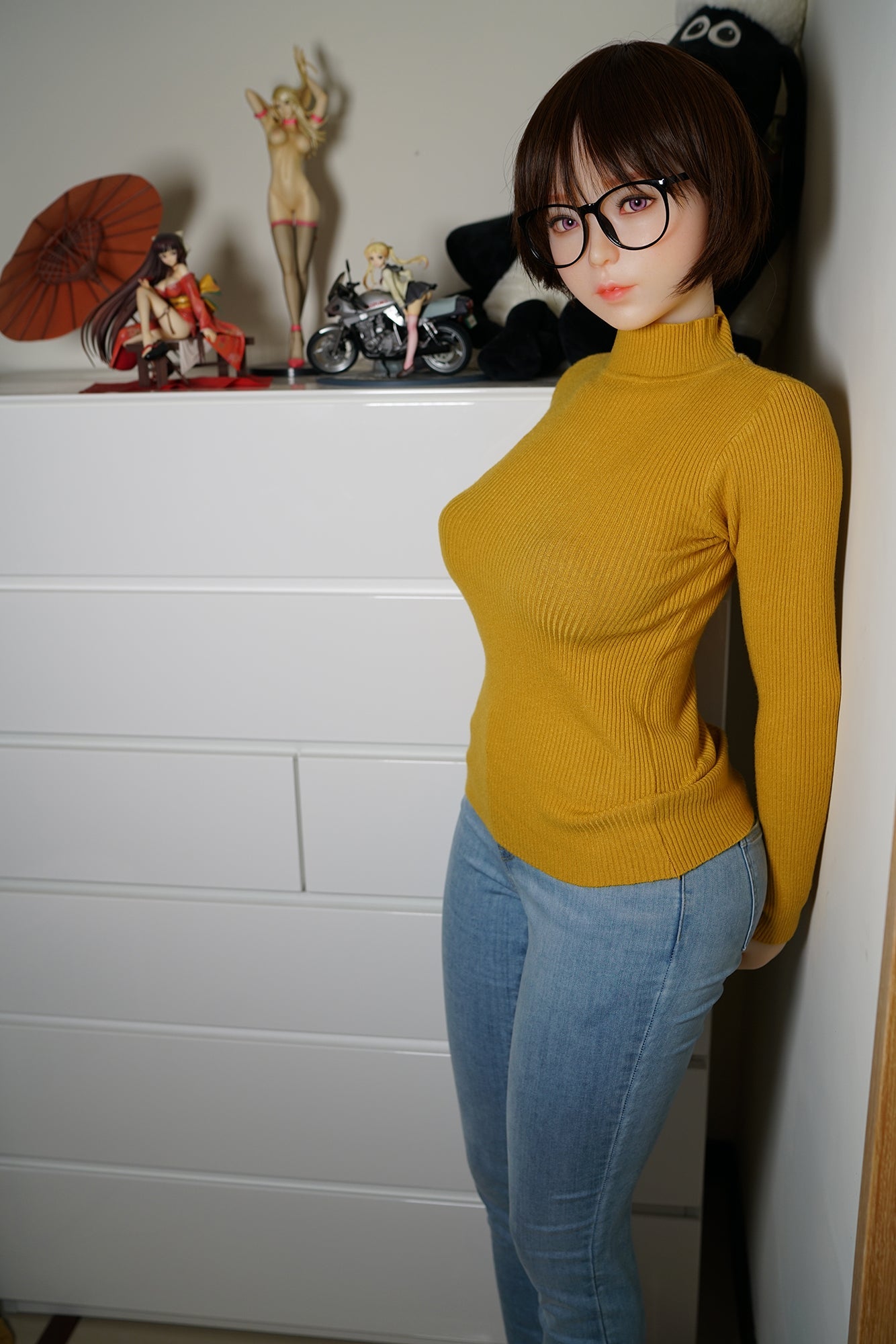 Piper Doll Akira 160cm - Realistic Sex Doll - White - Shrug & Standing & Evo Skeleton - buysextoyth
